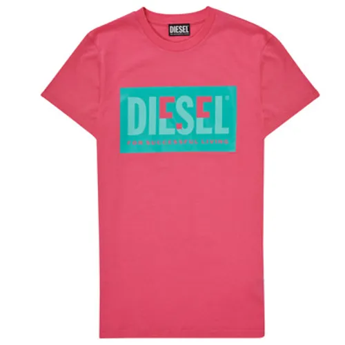 Diesel  TMILEY  girls's Children's T shirt in Pink