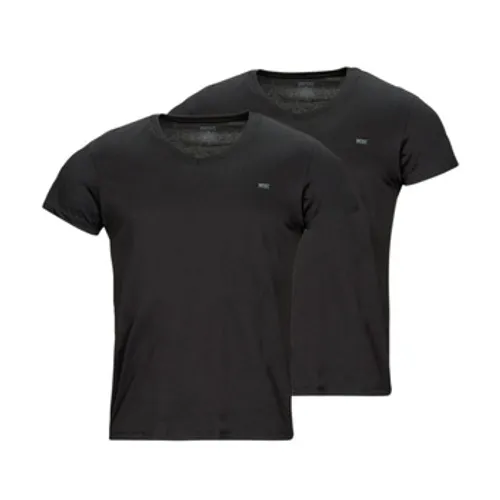 Diesel  UMTEE-MICHAEL-TUBE-TWOPACK  men's T shirt in Black