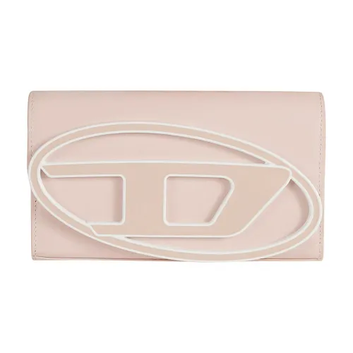Diesel , Wallets Cardholders ,Pink female, Sizes: ONE SIZE