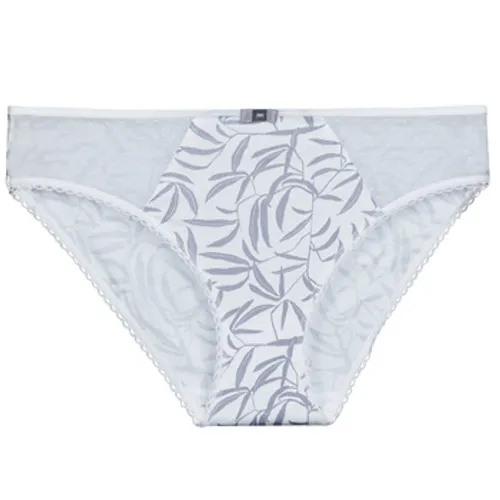 DIM  GENEROUS COTON BIO  women's Knickers/panties in White