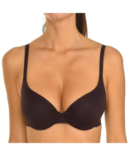 Dim Womens Underwired bra with elastic sides 003AL women - Brown Polyamide/Polyester