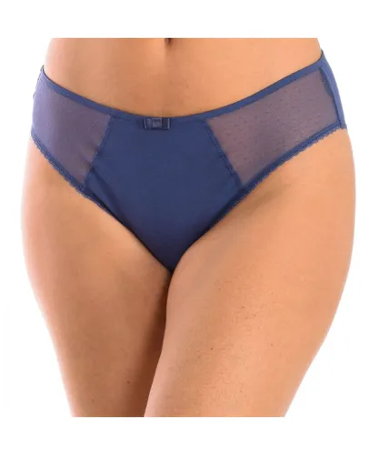 Dim Womenss 00ASG micro tulle panties - Blue