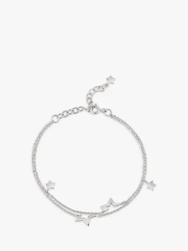 Dinny Hall Stargazer Double Chain Bracelet, Silver - Silver - Female