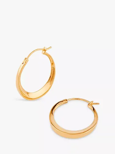Dinny Hall Weighted Tapering Circle Hoop Earrings - Gold - Female