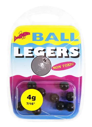 Dinsmores Non-Toxic Ball Leger Sinker - Black