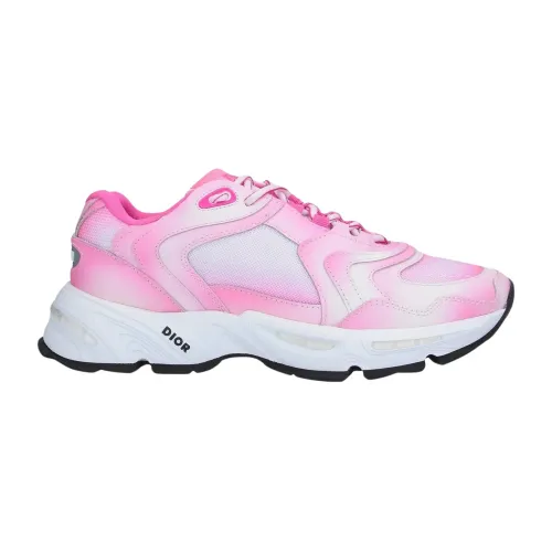 Dior , Elegant Logo Sneakers for Women ,Pink female, Sizes: