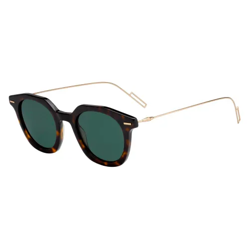 Dior , Master Sunglasses in Dark Havana Gold/Green ,Yellow male, Sizes: