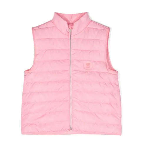 Dior , Pink Musical Garden Puffer Coats for Babies ,Pink female, Sizes: