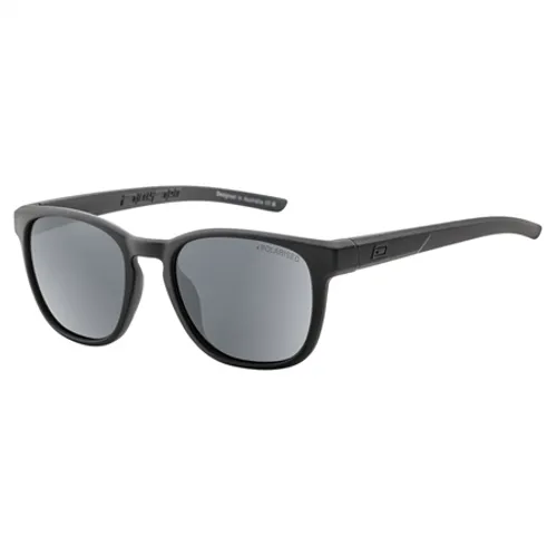 Dirty Dog Lit Polarised Sunglasses - Satin Black & Grey
