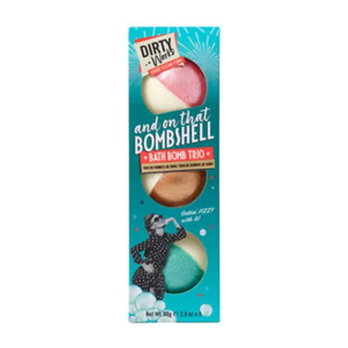 Dirty Works And On That Bombshell Bath Bomb Trio for her -