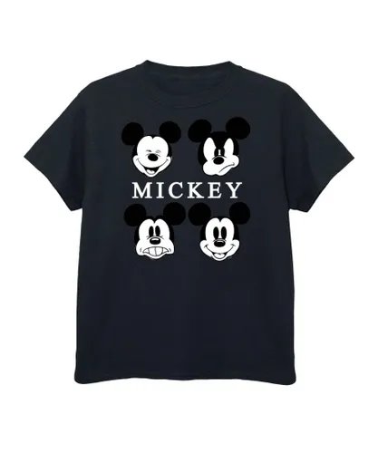 Disney Boys Mickey Mouse T-Shirt (Black)