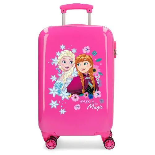 Disney Frozen Sparkle Like Magic Pink Cabin Suitcase 37 x