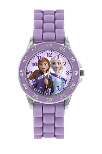 Disney Girl's Analog Quartz Watch with Silicone Strap