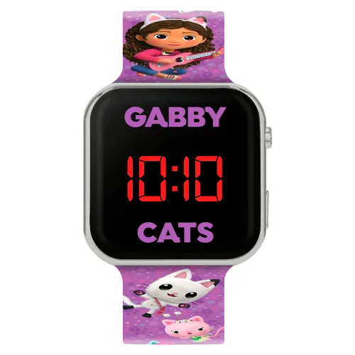 Disney Girl's Digital Quartz Watch with Plastic Strap