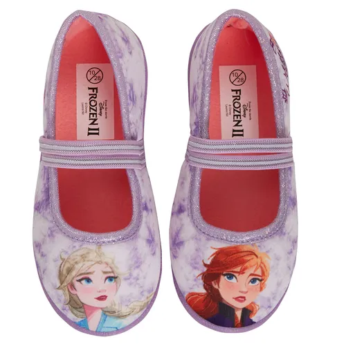 Disney Girls Frozen 2 Slippers Elsa Anna Ballet Pumps Kids
