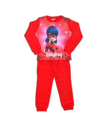 Disney Girls Girl's long-sleeved winter pajamas HQ2237 - Red