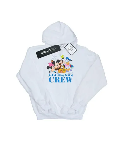 Disney Girls Mickey Mouse Friends Hoodie (White)