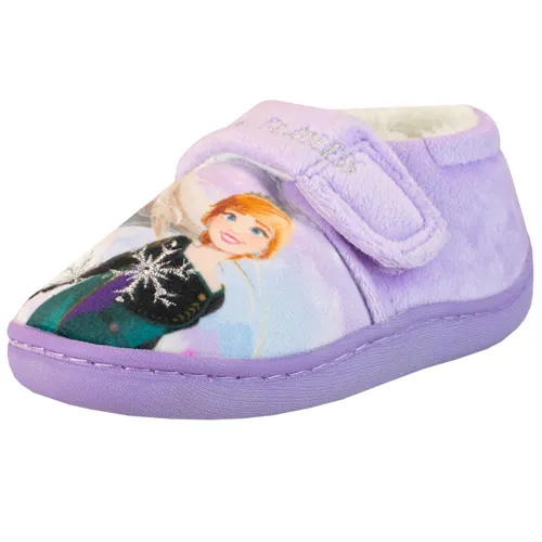 Disney Girls Slippers Frozen Purple 8