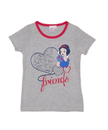 Disney Girls Snow White round neck short sleeve t-shirt WD26121 girl - Grey