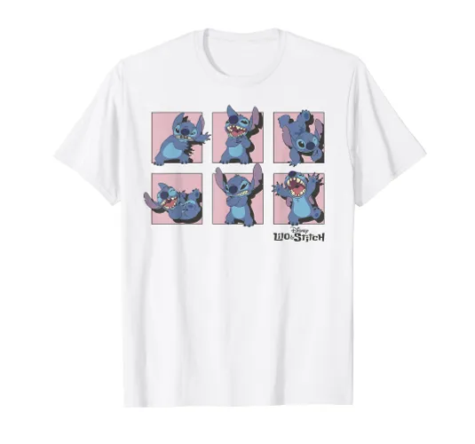 Disney Lilo & Stitch Emotions Of Stitch Box Up T-Shirt