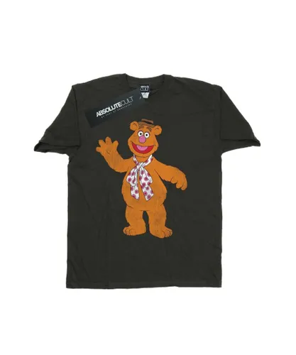 Disney Mens The Muppets Classic Fozzy T-Shirt (Light Graphite) - Grey Cotton