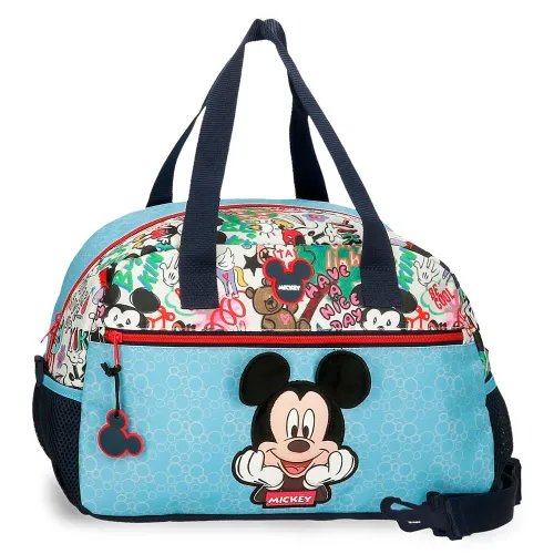 Disney Mickey Be Cool Blue Travel Bag 24x40x18 cm Polyester