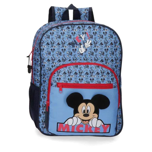 Disney Mickey Moods Backpack Adaptable to Trolley Red