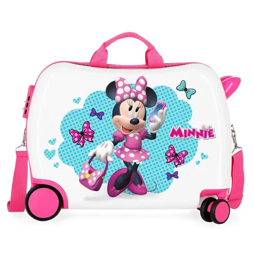 Disney Minnie Good Mood Multicoloured Kids Rolling Suitcase