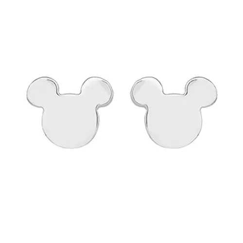 Disney Silver Mickey Mouse Earrings - Silver