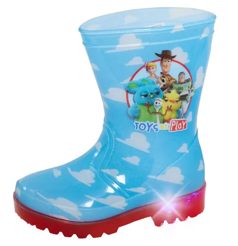 Disney Toy Story Light Up Wellington Boots Blue 9 UK Child