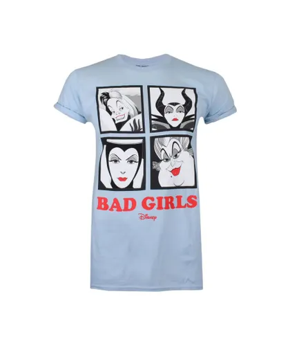 Disney Womens/Ladies Bad Girls T-Shirt (Light Blue) Cotton