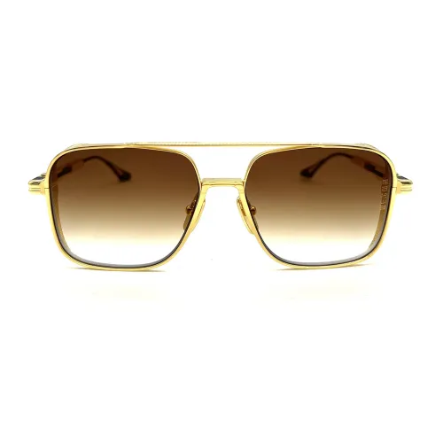 Dita , Black Sunglasses for Men ,Yellow male, Sizes: