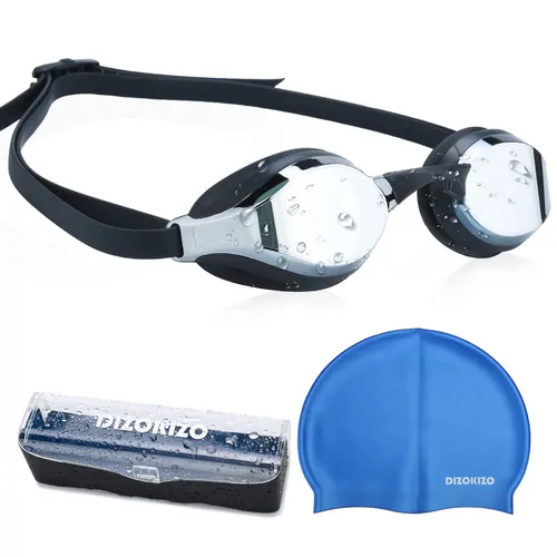Dizokizo Swimming Goggles No Leaking Anti-Fog UV Protection