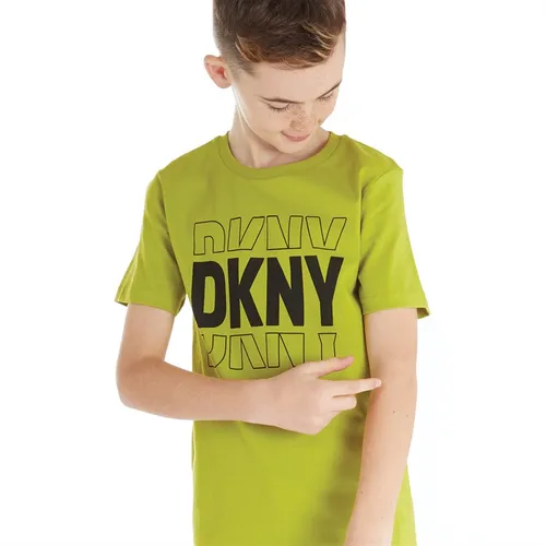 DKNY Boys T-Shirt Lime