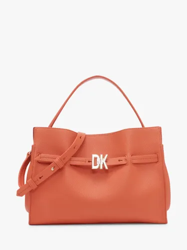 DKNY Bushwick Leather Shoulder Bag, Dark Brick - Dark Brick - Female