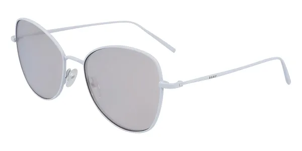 DKNY DK104S 101 Women's Sunglasses White Size 55