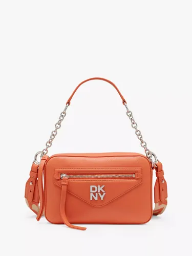 DKNY Greenpoint Leather Camera Bag - Dark Brick - Female