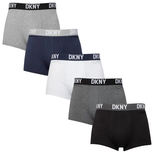 DKNY Men's Boxers with Contrasting Branded Waistband in