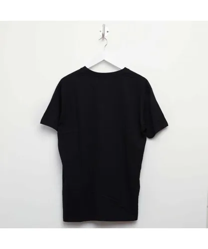 DKNY Mens Charges Lounge T Shirt in Black Cotton