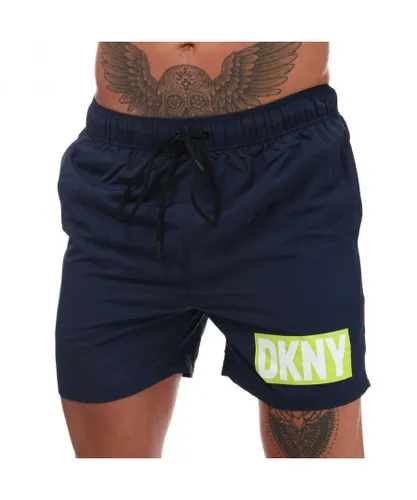 DKNY Mens Kos Swim Short in Navy