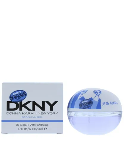 DKNY Womens Be Delicious City Brooklyn Girl Eau de Toilette 50ml Spray - Multicolour - One Size