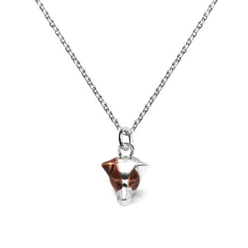 Dog Fever Sterling Silver Jack Russel Muzzle Necklace
