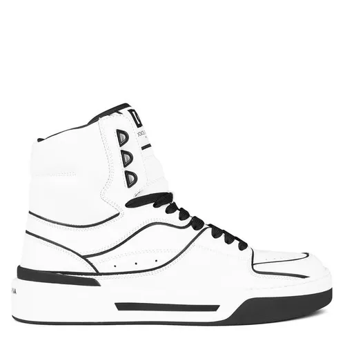 DOLCE AND GABBANA Basket High Roma Sneakers - White