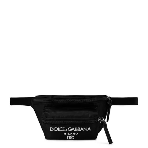 Dolce and Gabbana Dg Lgo Bum Bag Jn42 - Black