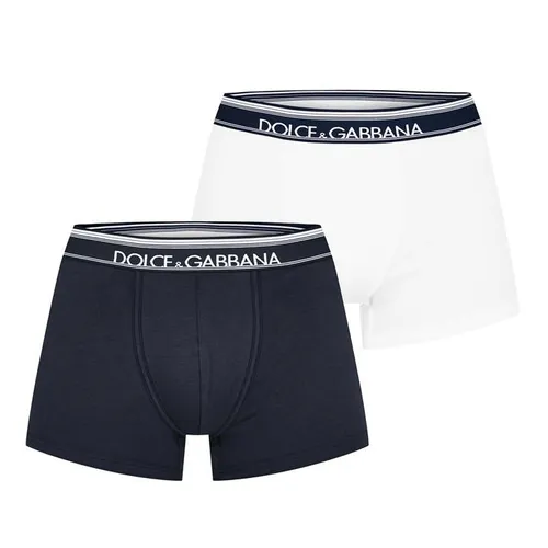 Dolce and Gabbana Dg Logo Boxer Sn42 - Black