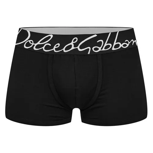 Dolce and Gabbana Dg Script Boxer Sn42 - Black