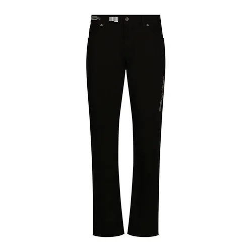 DOLCE AND GABBANA Dg Vib3 Regular-Fit Stretch Jeans - Black