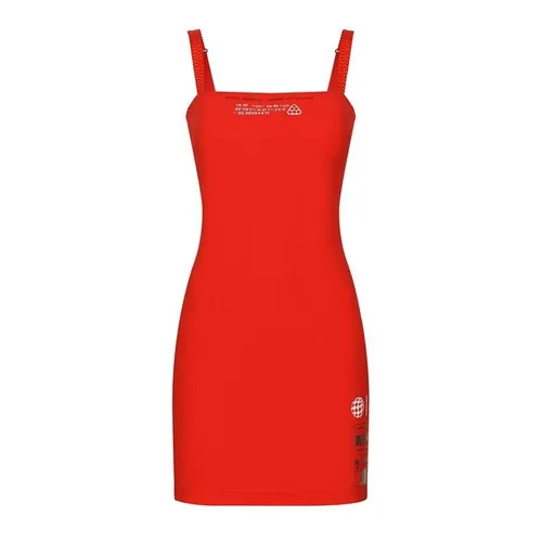 DOLCE AND GABBANA Dg Vib3 Stretch Jersey Dress - Red