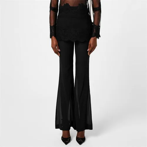 Dolce and Gabbana Flared Trousers - Black