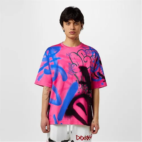 Dolce and Gabbana Graffiti t Shirt - Multi